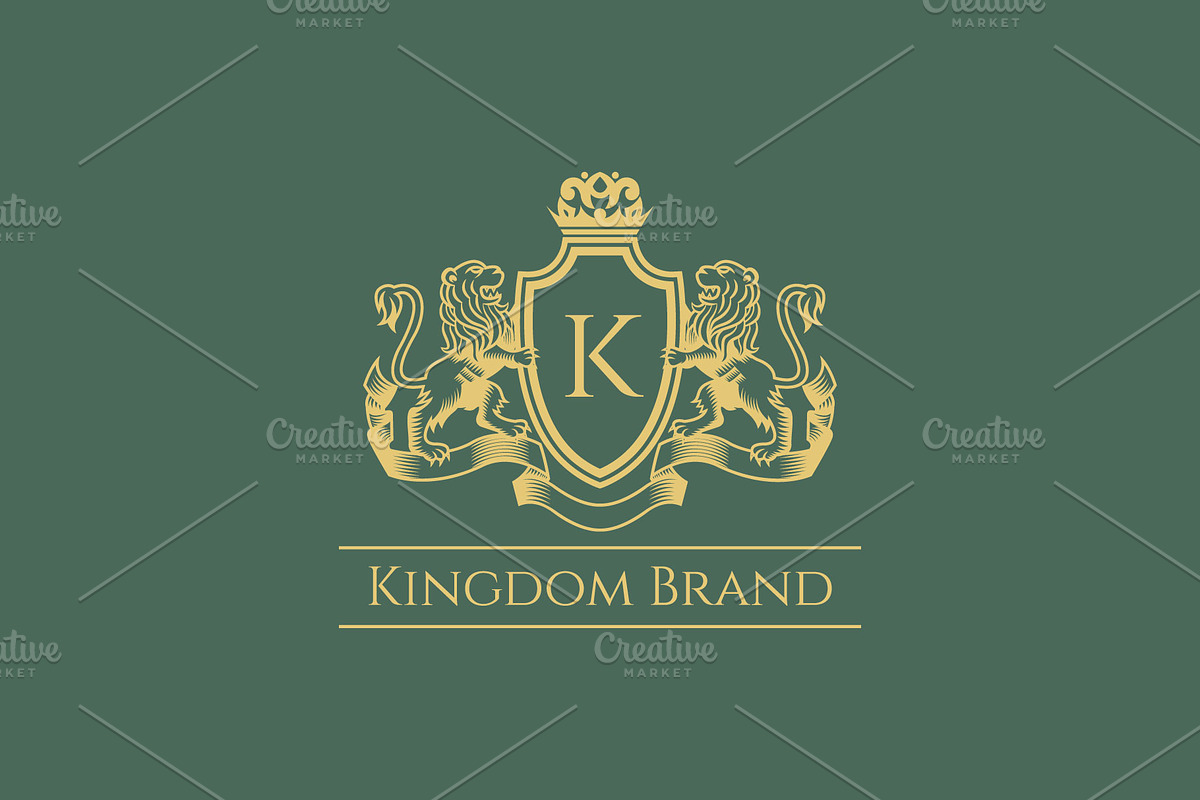 Kingdom Brand - Letter K Shield Logo, a Branding & Logo Template by ashenterprise (Photo 3 of 3)