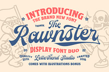 The Rawnster Font Duo - With Bonus!