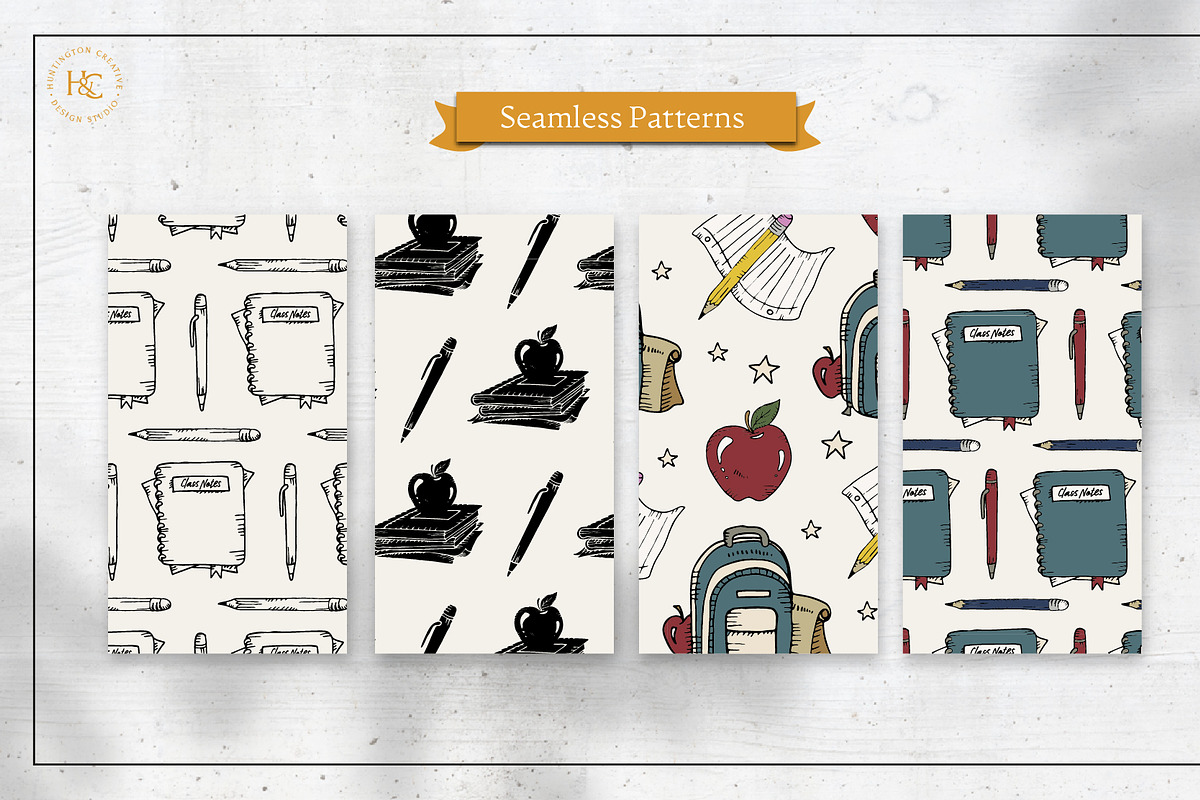 Hand Drawn Back to School Images, an Education Illustration by H&C Drawings & Designs (Photo 11 of 15)