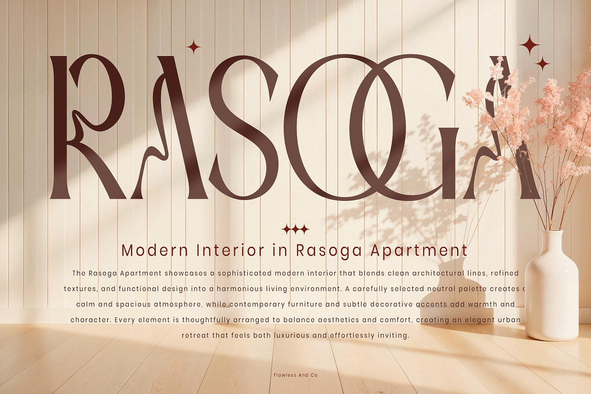 Woaster - Luxury Display Font, a Serif Font by Flawless And Co (Photo 2 of 10)