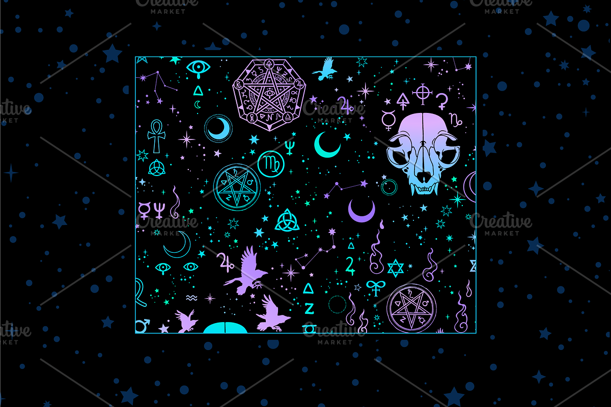 Halloween backgrounds, a Pattern Graphic by Victoria Bat (Photo 4 of 9)