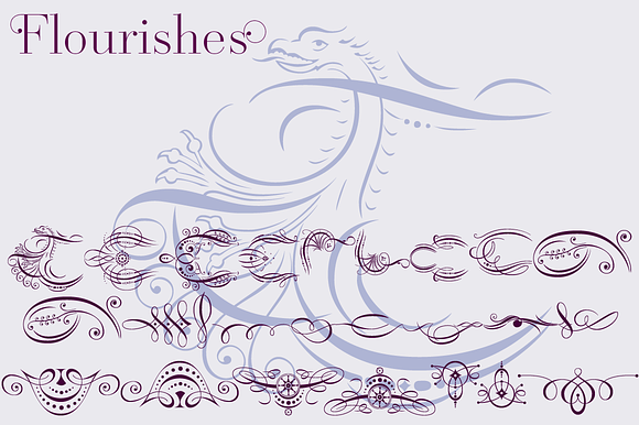 Scrolls and Flourishes preview 8