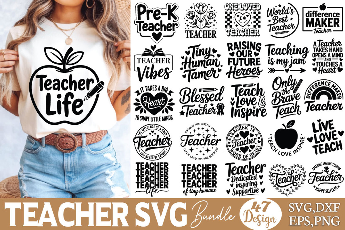 Teacher SVG Bundle, an Object Graphic by DollarSmart