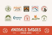 Animals & Outdoors Badges Vol. 1, a Branding & Logo Template by Skilline Supply Co. (Thumbnail 6 of 10)