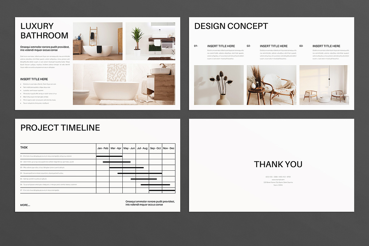Interior Design Presentation, a Presentation Template by E-Type (Photo 5 of 5)