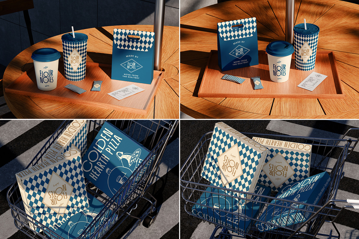 40 Bakery & Coffee Shop Mockups, a Packaging Mockup by Vitora Mockup (Photo 7 of 12)