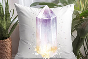 Watercolor Crystals Clipart, an Illustration by Watercolor design (Thumbnail 5 of 6)
