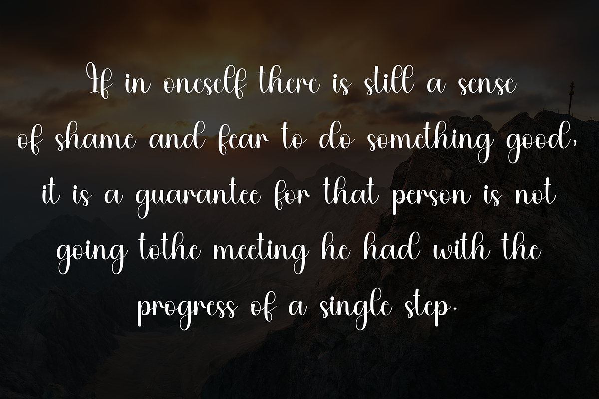 Creative Handwritten, a Handwritten Font by FreshTypeINK (Photo 8 of 8)