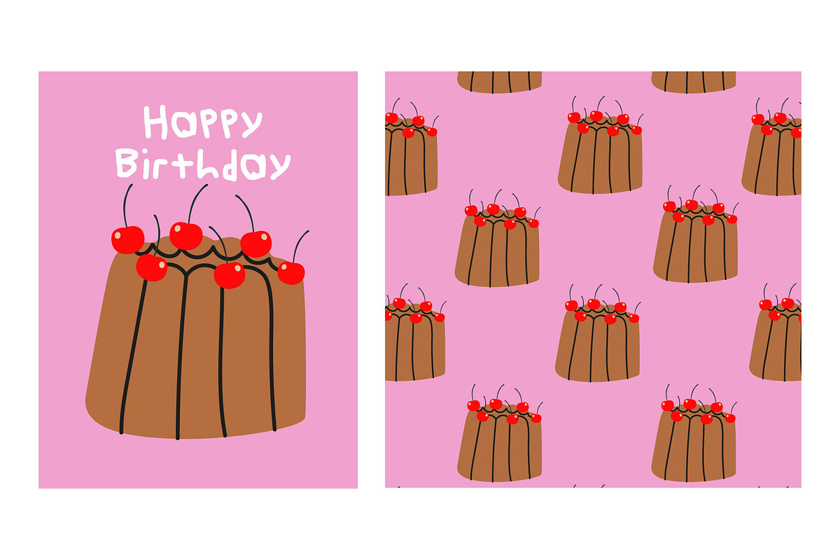 It's your Birthday bundle, a Food Illustration by Luamor (Photo 10 of 13)