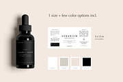 Cosmetic Label Bundle • Geranium, a Print Template by Sjá Agency (Thumbnail 15 of 19)