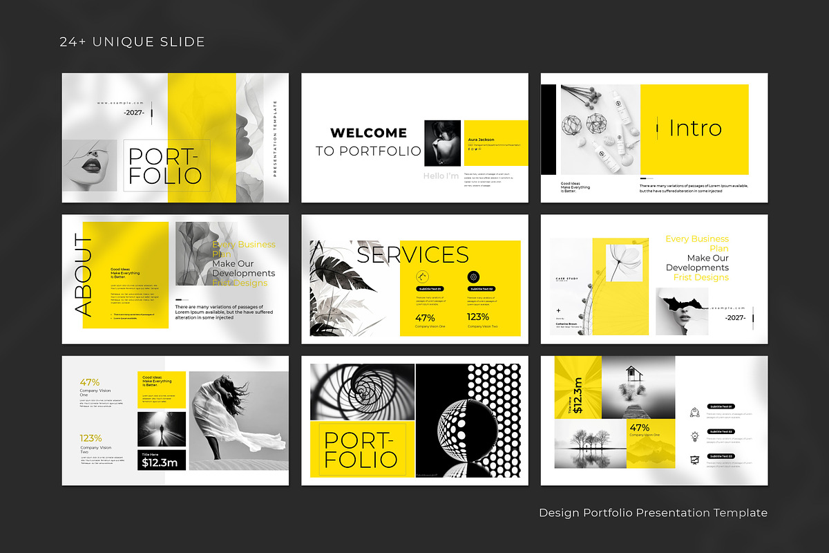 Portfolio Presentation Template, a Presentation Template by Creative-Work (Photo 3 of 9)
