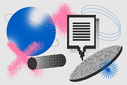126 Vector Dither Textured Clip Arts, a Graphic by softulka (Thumbnail 5 of 19)