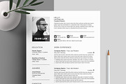 Resume Template / CV, a Resume Template by Creatune (Thumbnail 1 of 5)