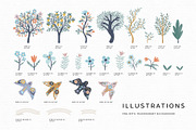 Summer mood. Family tree & Patterns, a Decorative Illustration by annartdreams (Thumbnail 11 of 13)