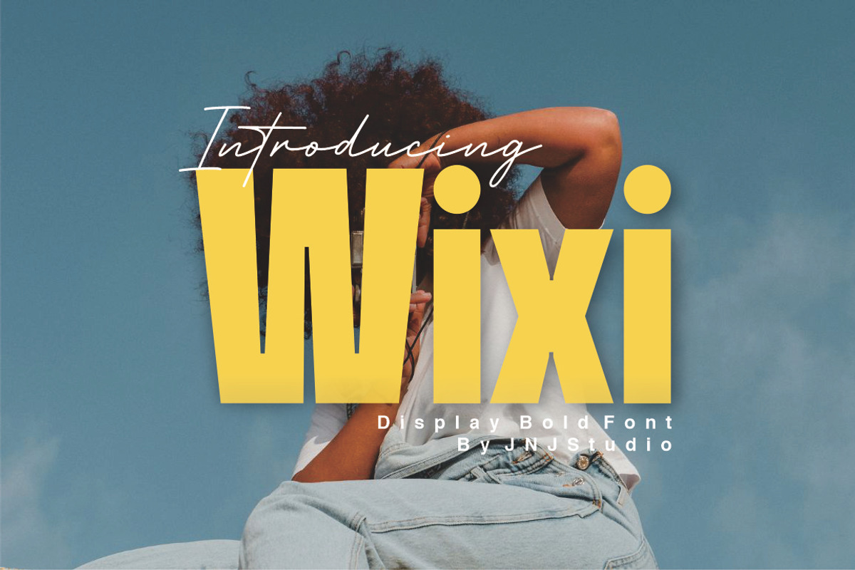 Wixi Display Bold Font, a Sans Serif Font by JNJ Studio (Photo 1 of 10)