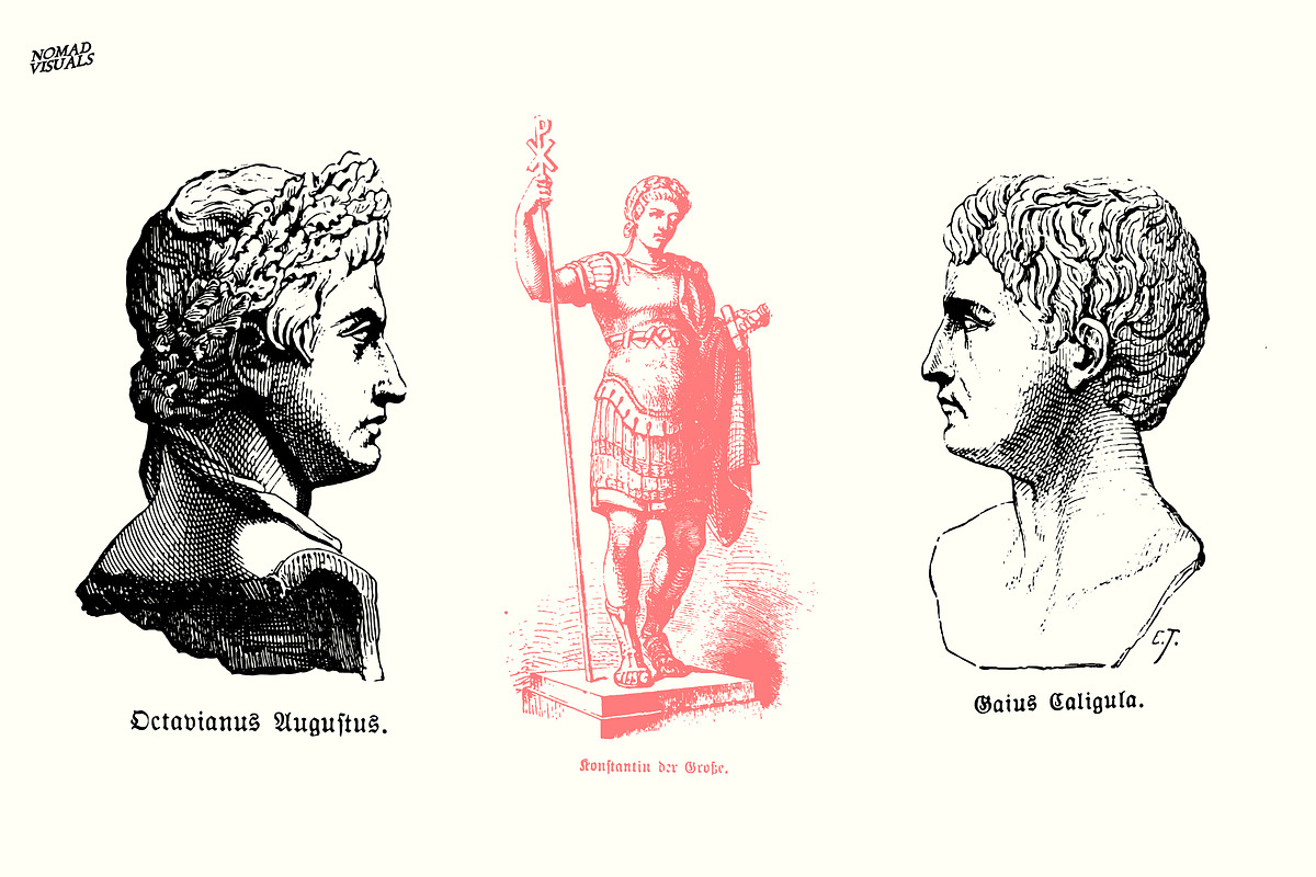 Ancient Rome Illustrated - Part One, an Illustration by Nomad Visuals (Photo 2 of 13)