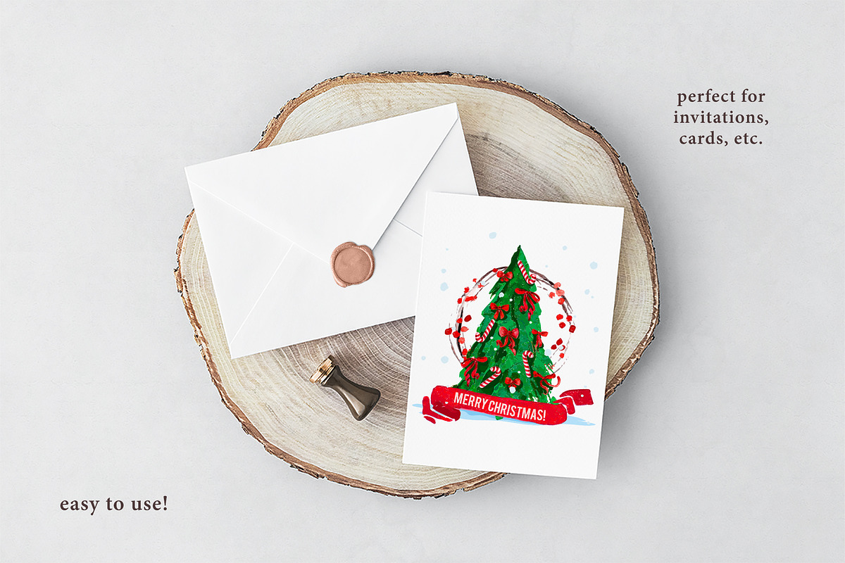 Merry Christmas pack, a Decorative Illustration by Funnystore (Photo 6 of 14)