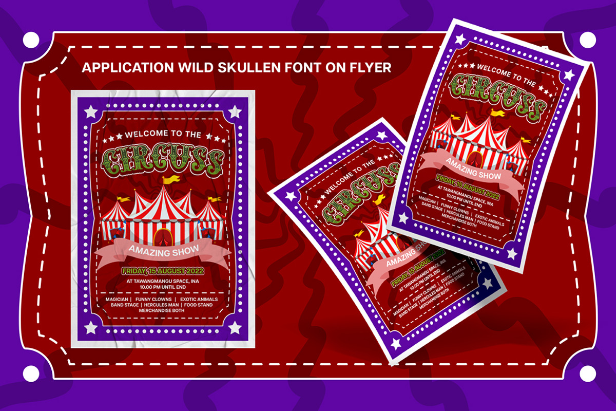 Wild Skullen - Slab Carnival Font, a Slab Serif Font by Brightone (Photo 8 of 10)