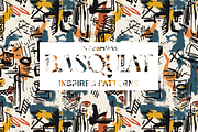 10 Art Series Patterns: Basquiat, a Pattern Graphic by Motifs (Thumbnail 11 of 12)