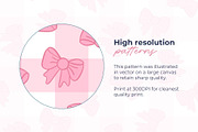 Pink Coquette Bow Seamless Pattern, a Pattern Graphic by Fern & Quill (Thumbnail 4 of 6)