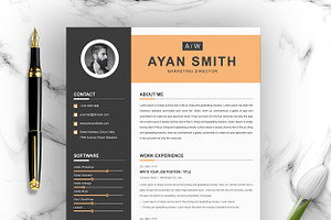 Resume Template 3 Pages-CV Template