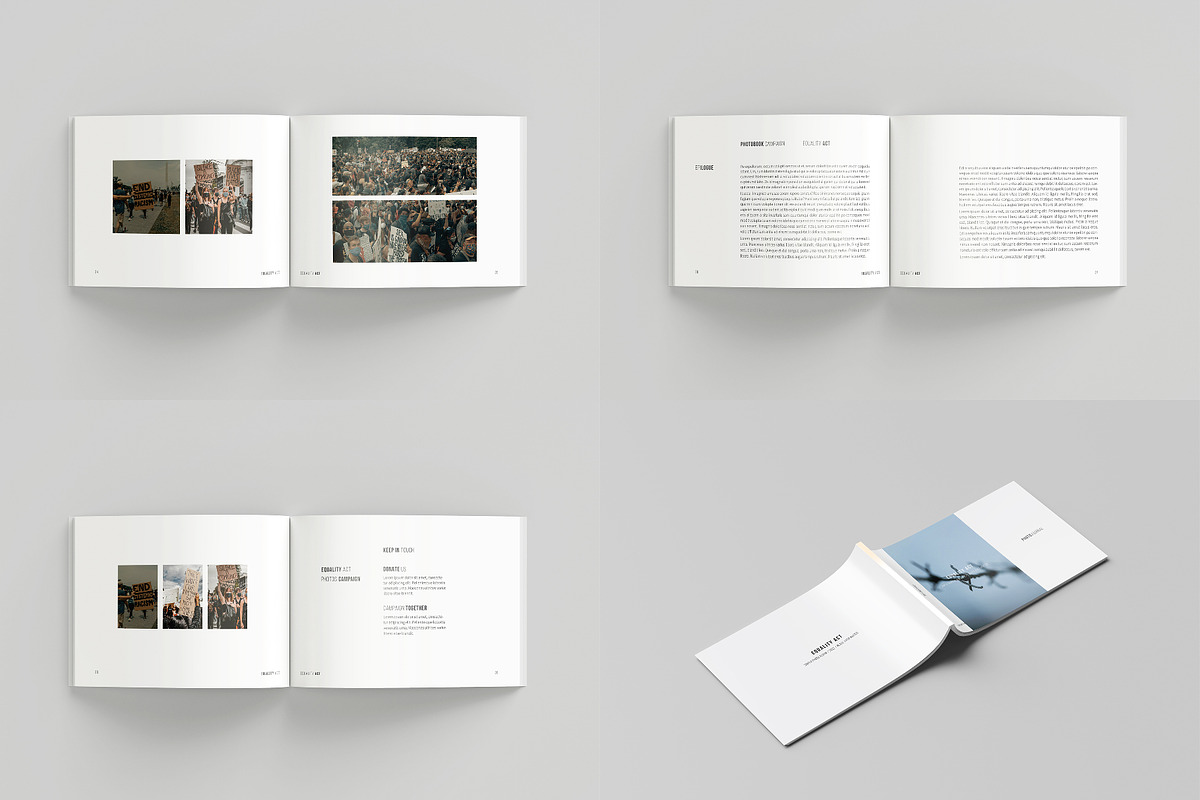 A5 Clean Photo Album, a Brochure Template by Bookrak Graphic Design (Photo 6 of 6)