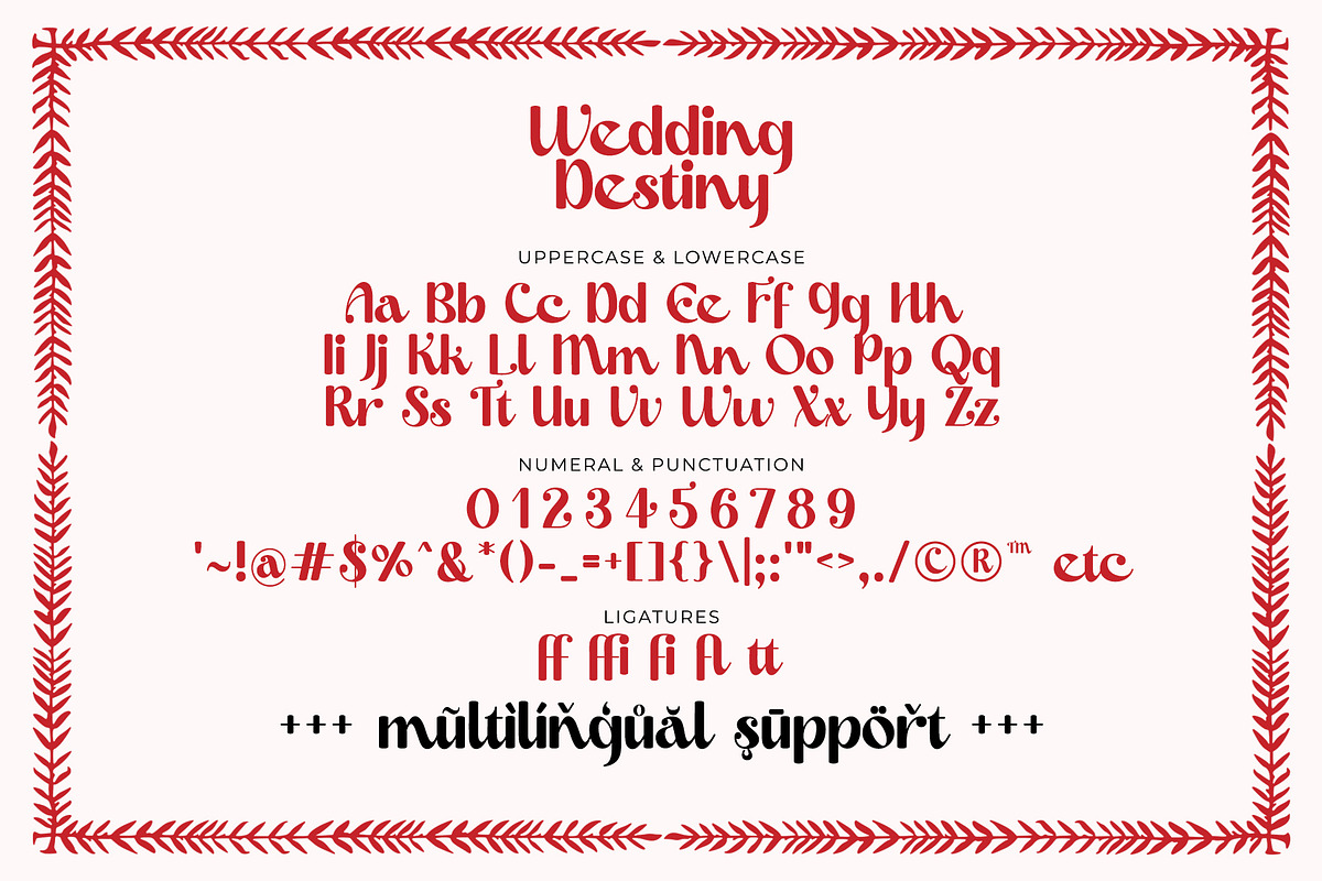 Wedding Destiny - Pretty Font, a Script Font by Airotype (Photo 9 of 10)