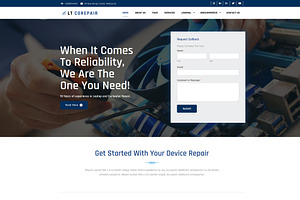 LT CoRepair Onepage WordPress Theme
