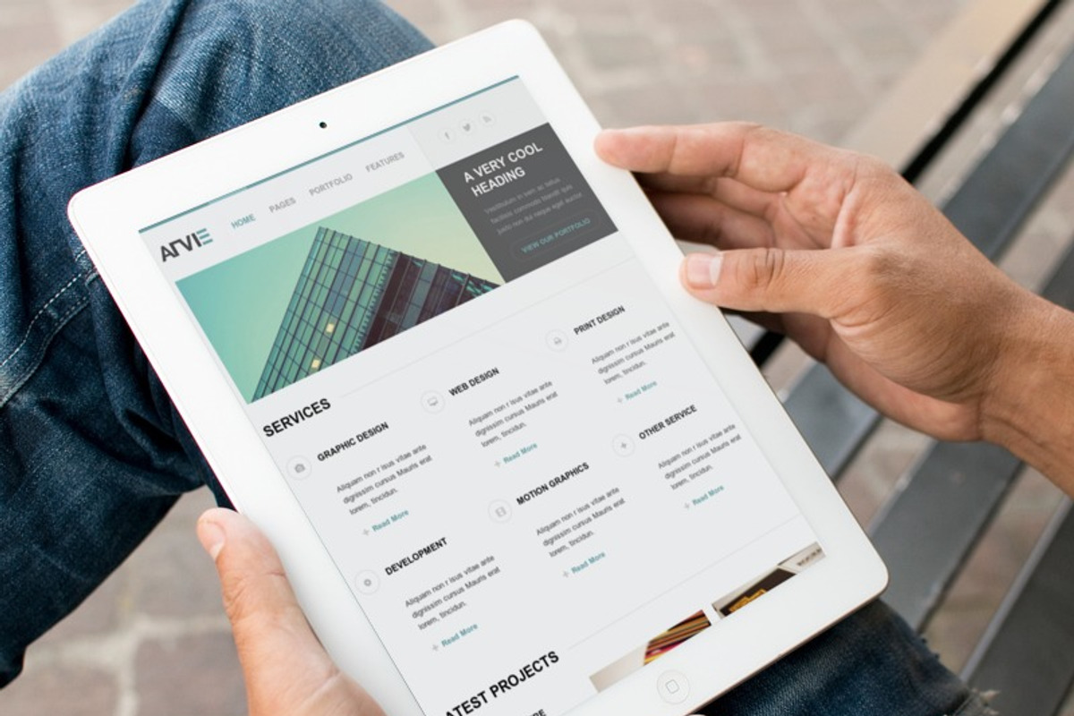 Arvie - Flat Responsive Retina, a Websites & App Template by burnstudio (Photo 4 of 5)