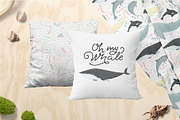 WHALES & another ocean creatures, an Animal Illustration by Alina Mubarak (Thumbnail 9 of 12)