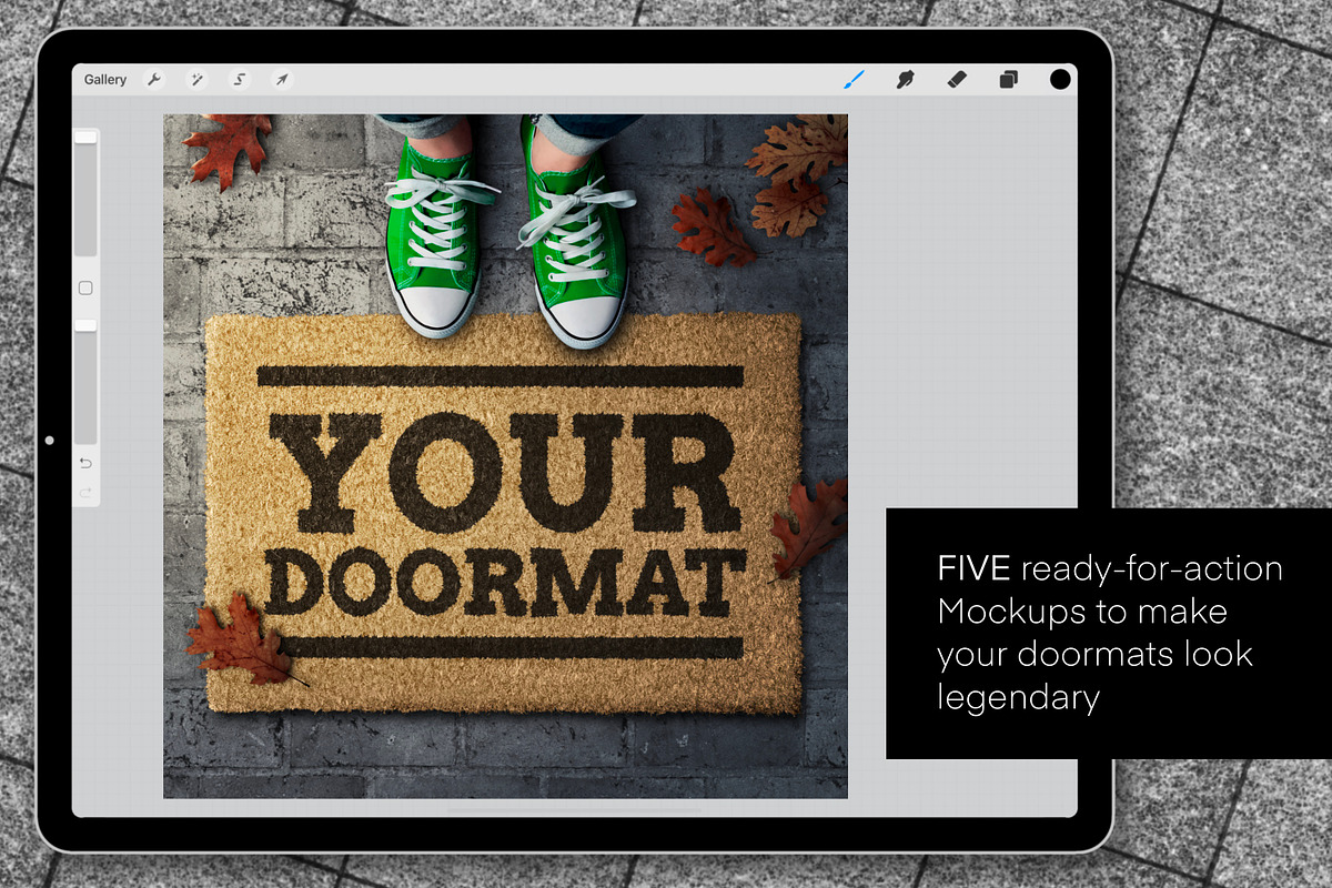 Diabolical Doormats for Procreate, a Brush Add-On by UPROOT (Photo 3 of 6)
