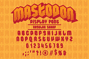 Mastodon Display Font, a Serif Font by TriDub Design Co. (Thumbnail 2 of 5)