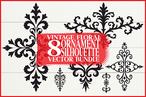Decorative Vintage Ornament Cut File, an Illustration by musafir_fashion