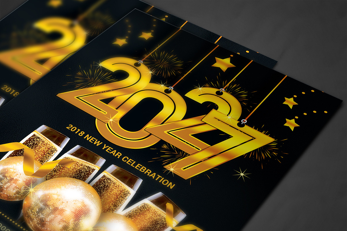 New Year Flyer, a Flyer Template by AfzaalGraphics (Photo 4 of 4)