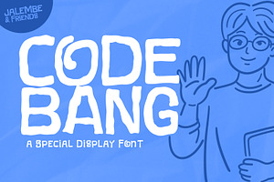 Code Bang, a Sans Serif Font by khurasan