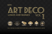 Art Deco Logos and Badges Vol 1, an Icon by Wingsart Studio (Thumbnail 1 of 5)