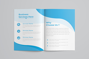 Blue Corporate Business Brochure