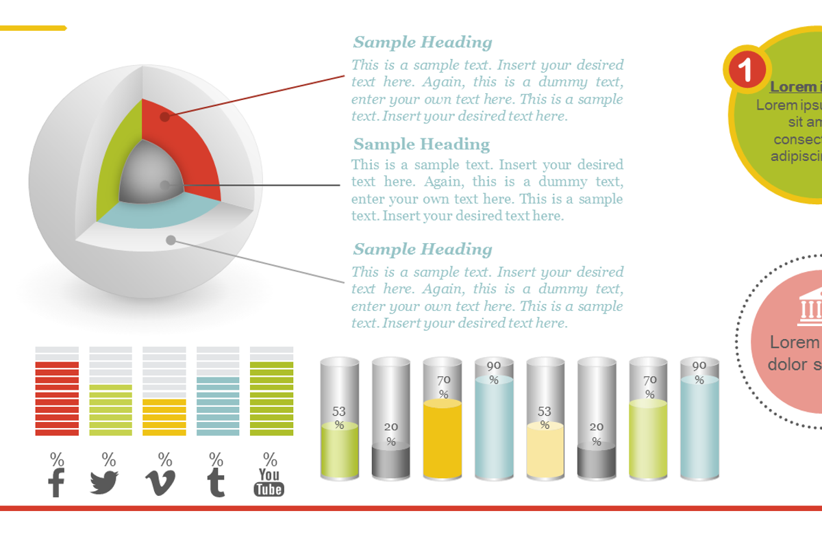 INFOGRAPH ELEMENTS FOR POWERPOINT, a Presentation Template by Yes Presentations (Photo 9 of 19)