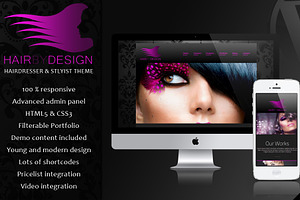 HairByDesign - Hairdresser WP Theme