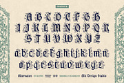 Soul Clock Typeface, a Blackletter Font by alit design (Thumbnail 4 of 20)