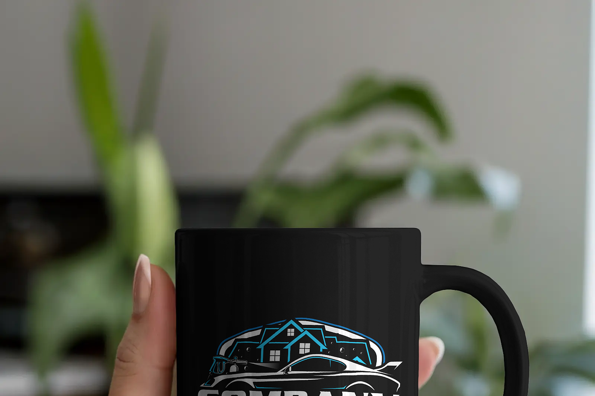Car Wash Home Logo: Auto Cleaning, a Branding & Logo Template by slLametDesigns (Photo 3 of 6)