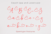 love heart, a Script Font by AMINMARIO (Thumbnail 5 of 7)