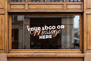Storefront Window Mockups, an Advertising Mockup by Luuqas Design (Thumbnail 3 of 13)
