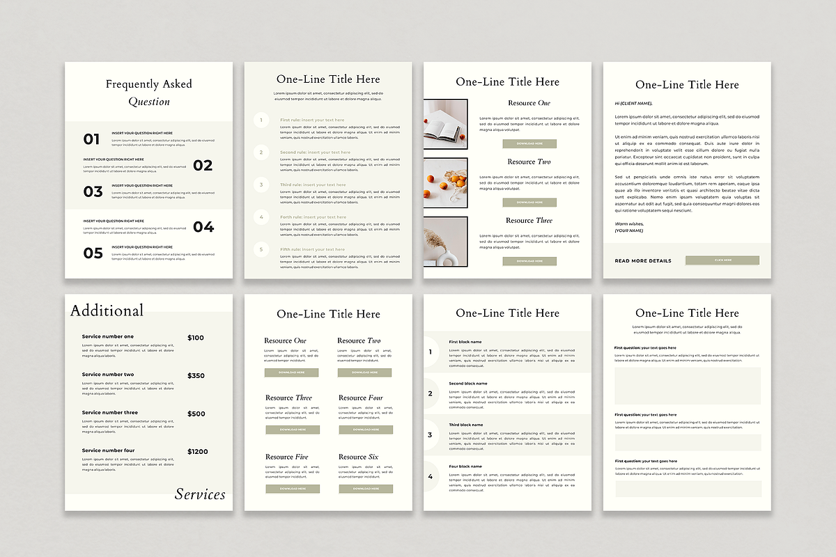 Service-Based Business Bundle, a Brochure Template by Ralony (Photo 25 of 31)