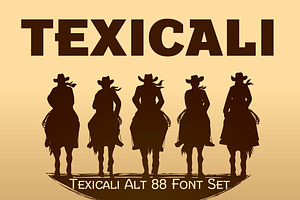 Texicali Alt 88 Font Set