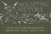 Floriated Borders Vectors, an Object Graphic by MiksKS (Thumbnail 4 of 11)