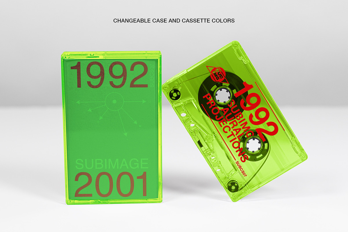 Transparent Cassette Studio Mockup, a Packaging Mockup by Glue Lab (Photo 4 of 6)