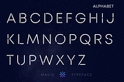 MAVIS SANS - FUTURISTIC TYPEFACE, a Sans Serif Font by CCS Type (Thumbnail 17 of 20)