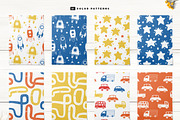 51 kids patterns, for boys & girls!, a Pattern Graphic by Inna Moreva (Thumbnail 3 of 9)