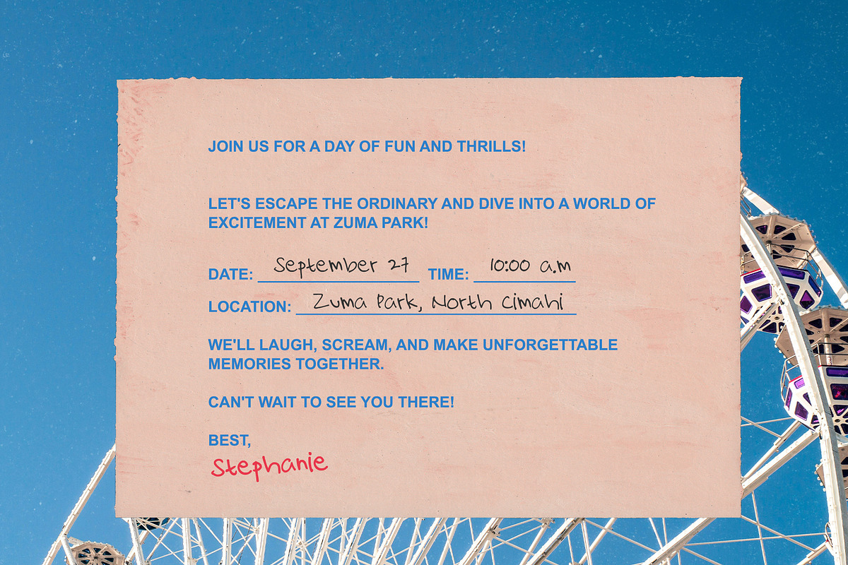 Whirlygigglegig Handwritten Font, a Handwritten Font by Perplexitics (Photo 3 of 7)